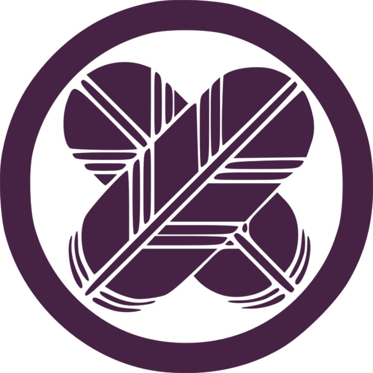 Japanese family crest - Takanoha